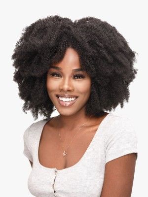 Kinky Ziggly 4C Human Hair Dominican 9 Pcs Hair Clip With HD Closure Hair  Bundle - Beauty