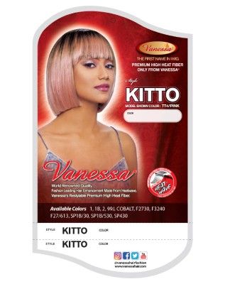Kitto Synthetic Hair Full by Fashion Wigs - Vanessa