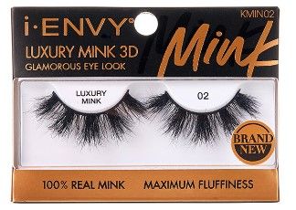 iENVY Luxury Mink 3D 02 100% Real Mink Lashes - KMIN02