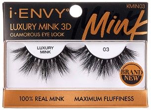 iENVY Luxury Mink 3D 03 100% Real Mink Lashes - KMIN03