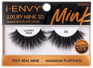 iENVY Luxury Mink 3D 06 100% Real Mink Lashes - KMIN06