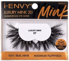 iENVY Luxury Mink 3D 07 100% Real Mink Lashes - KMIN07