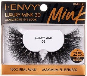 iENVY Luxury Mink 3D 08 100% Real Mink Lashes - KMIN08
