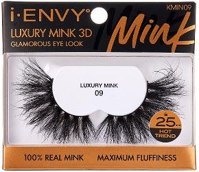 iENVY Luxury Mink 3D 09 100% Real Mink Lashes - KMIN09