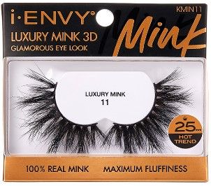 iENVY Luxury Mink 3D 11 100% Real Mink Lashes - KMIN11