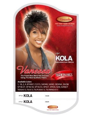 Kola Synthetic Hair Full by Fashion Wigs - Vanessa