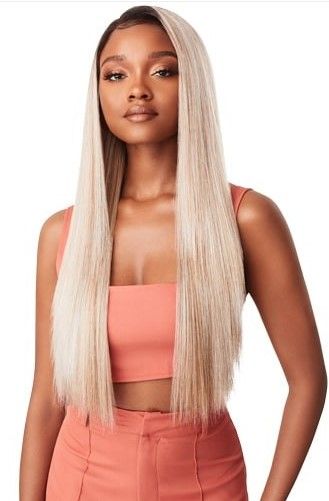 KOURTNEY Outre Synthetic Color Bomb Swiss Lace Front Wig 