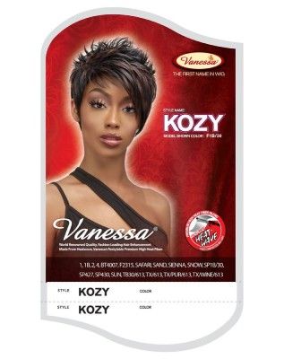 Kozy Fashion Wig Synthetic Hair Full Wig Vanessa