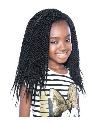 KR03 - Kids Rock Senegalese Twist 12 Afri Naptural Crochet Braids Mane Concept