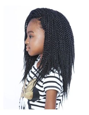 Mane Concept Synthetic Afri Naptural Kids Rock Crochet Braid - KR03 Senegalese Twist 12 1B