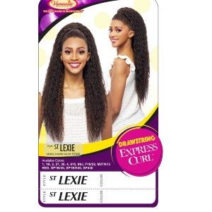 ST Lexie Synthetic Hair Express Curl Drawstring Ponytail By Vanessa