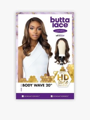 Body Wave 20 Butta Human Hair Blend Lace Front Wig Sensationnel