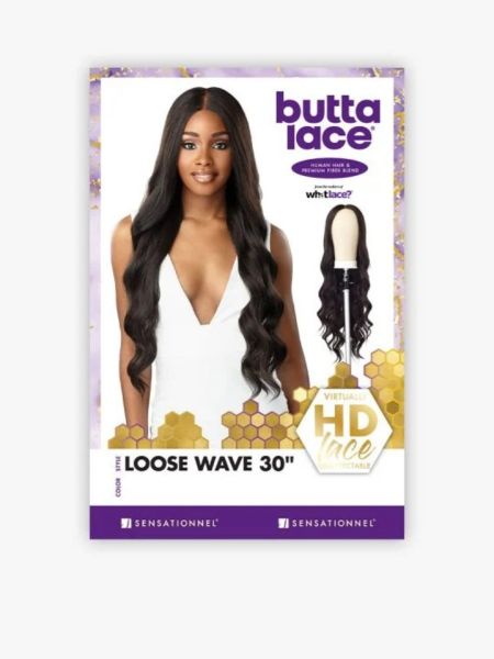 Loose Wave 30 Premium Fiber Blend Lace Front Wig Sensationnel