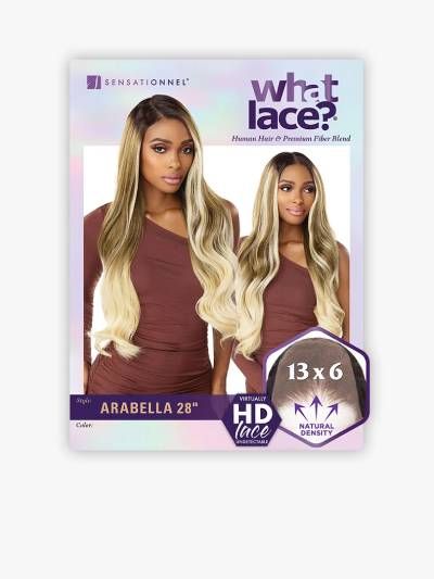 Arabella 28 Cloud9 What Lace Human Hair Blend Lace Front Wig Sensationnel