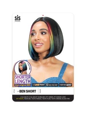 LF-Ben Short Premium Synthetic Hair HD Lace Front Wig Zury Sis