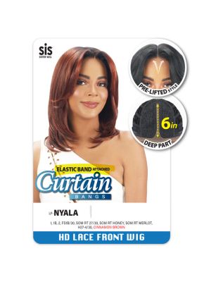 LF Nyala Curtain Bangs Synthetic HD Lace Front Wig Zury Sis