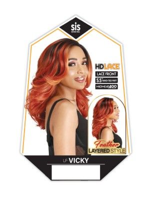 Lf-Vicky Premium Synthetic HD Lace Front Wig By Zury Sis