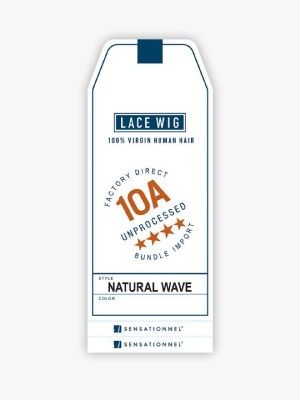 Natural Wave 10A 100 Virgin Human Hair Swiss Lace Wig Sensationnel