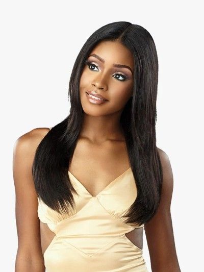 Straight 22 12A HD 100 Virgin Human Hair Lace Front Wig Sensationnel