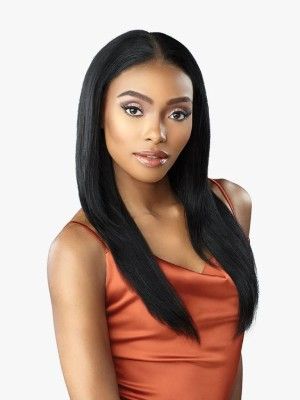 Straight 22 15A HD 100 Virgin Human Hair Lace Front Wig Sensationnel
