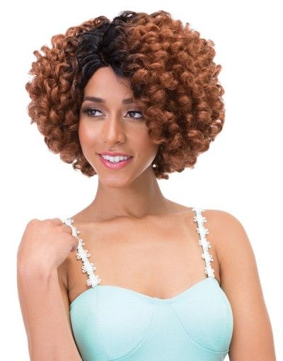 Lilian Synthetic Hair Natural Super Flow Deep Part Lace Front Wig By Janet Collection