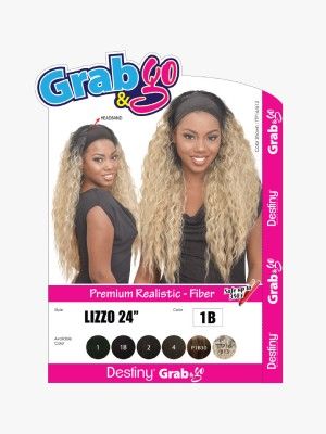 Lizzo 24 Inch Destiny Grab And Go Premium Realistic Fiber HeadBand Wig - Beauty Elements