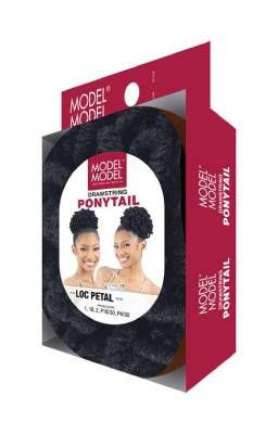 Loc Petal Drawstring Ponytail Model Model