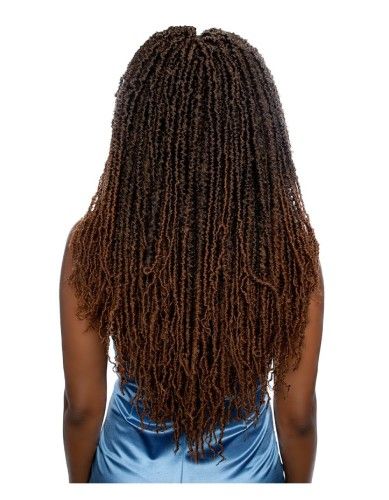 LOC208  AFRI-NAPTURAL  2X SISTER BUTTERFLY LOCS 20 PRE-STRETCHED Brading Hair- Mane Concept