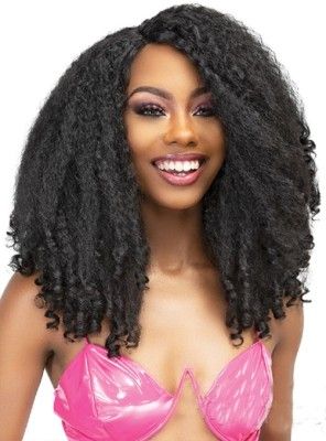 Logan Melt Premium Synthetic Fiber Extended Part Lace Wig By Janet Collection