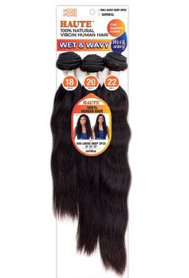 Loose Deep 3Pcs 100 Virgin Human Hair Bundle Haute Model Model