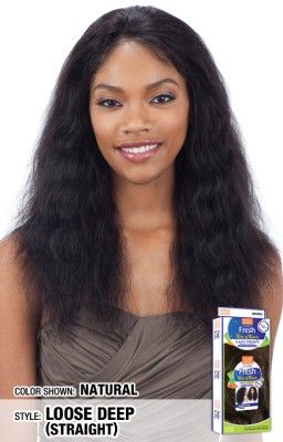 Loose Deep Nude Fresh Wet n Wavy Human Hair Lace Front Wig By Model Model