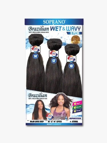 Loose Deep Soprano HH Brazilian Wet & Wavy Hair Bundle (3pcs) - Beauty Elements
