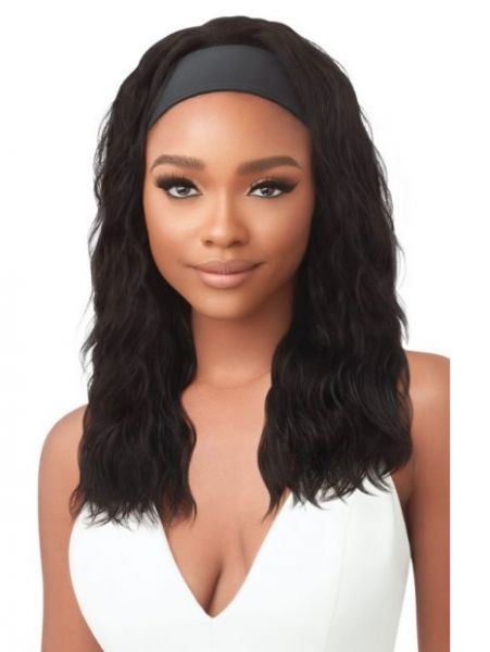 HH-WET & WAVY LOOSE BODY 20″ Headband 100% Human Hair Wig by Outre