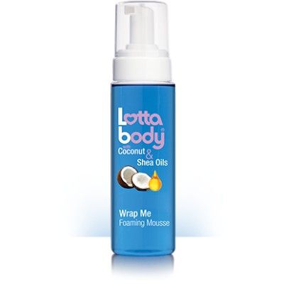 lotta body foaming mousse, LottaBody Coconut & Shea Oils Wrap Me Foaming Mousse, 7 oz, Lottabody mousse, lottabody foaming mousse, lottabody wrap me foaming mousse, lottabody coconut & shea oils, buy online, onebeautyworld.com, authentic, flat shipping, l