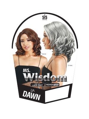 LP- Dawn Synthetic Hair MS. Wisdom Lace Part Wig By Zuri Sis