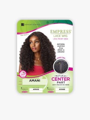 LS3AMA Amani 100 Premium Fiber Empress Lace Front Edge Wig Sensationnel