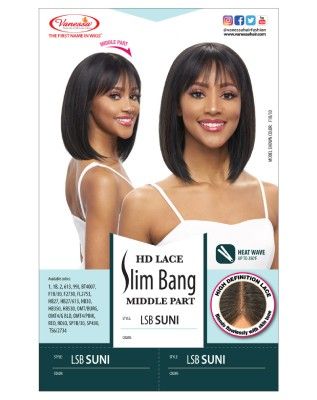 LSB Suni Synthetic Hair HD Lace Front Wig By Slim Bang - Vanessa