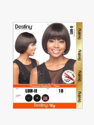 LUH II Destiny Premium Realistic Fiber Full Wig - Beauty Elements