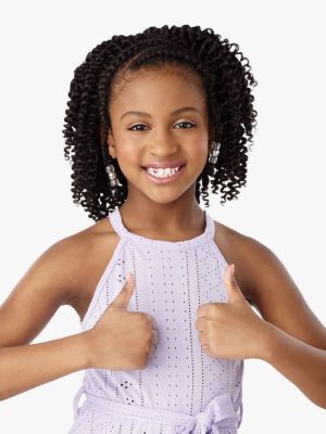 2X Pre-Looped Wand Twist 7 Lulu Mini Kids Braid Sensationnel