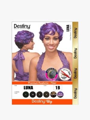 Luna Destiny Premium Realistic Fiber Lace Wig - Beauty Elements