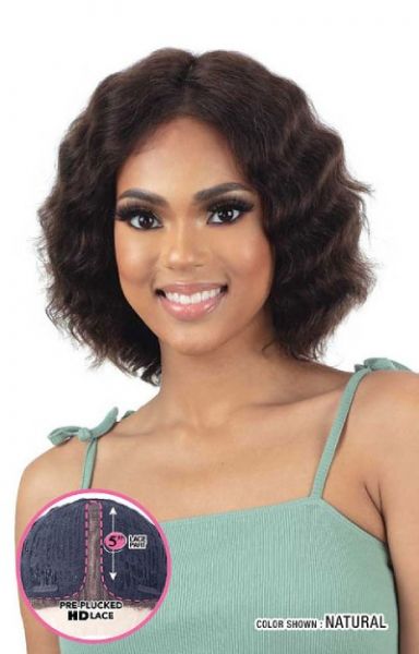 LURE CURL by Mayde Beauty 100% Human Hair 5 Inch Lace and Lace Front Wig