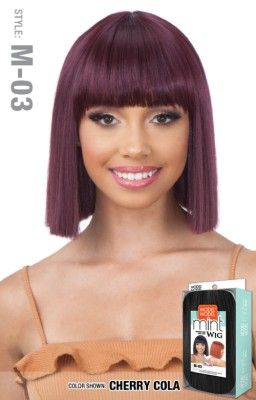 M-03 Mint Wig Model Model HD Synthetic Fiber Lace Front Wig 