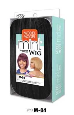 M-04 Mint Wig Model Model HD Synthetic Fiber Lace Front Wig 