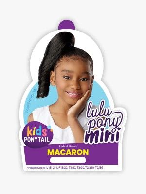 Macaron Lulu Pony Mini Drawstring Ponytail Sensationnel