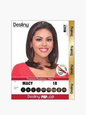 Macy Destiny Pop And Go Premium Realistic Fiber Full Wig - Beauty Elements