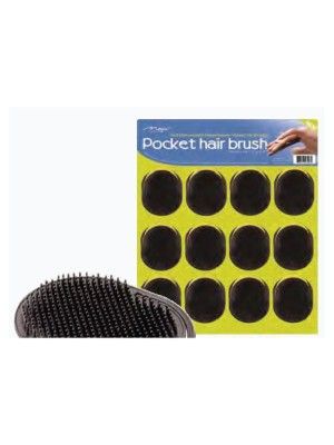 magic collection pocket hair brush, pocket hair brush card, magic collection hair brush card, pocket brush card 12 pcs magic collection, OneBeautyWorld, Magic, Collection, 206L, Pocket, Hair, Brush, Card