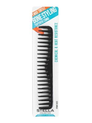 magic collection wide tooth bone style comb, tapered wide tooth bone style comb, magic collection tapered bone style comb, wide tooth bone style comb dz, OneBeautyWorld, Magic, Collection, 2423, Tapered, Wide, Tooth, Bone, Style, Comb, Dz