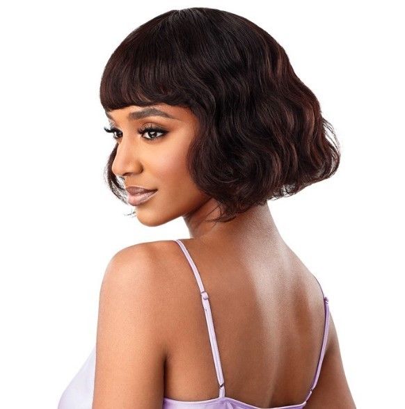 HH-MAGNOLIA-Wet and Wavy Purple Label 100% Unprocessed Human Hair Full Cap Wig - Outre Mytresses