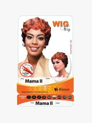 Mama II Premium Realistic Fiber Full Wig Bijoux - Beauty Elements