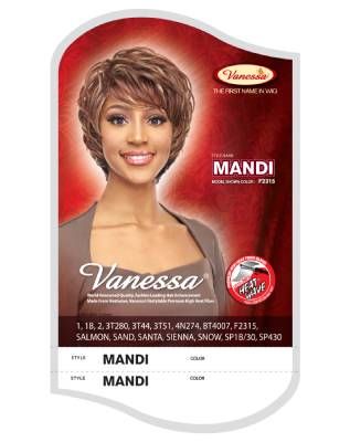 Mandi Synthetic Hair Fashion Wigs Vanessa